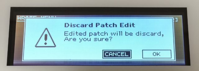 Discard Patch Edit