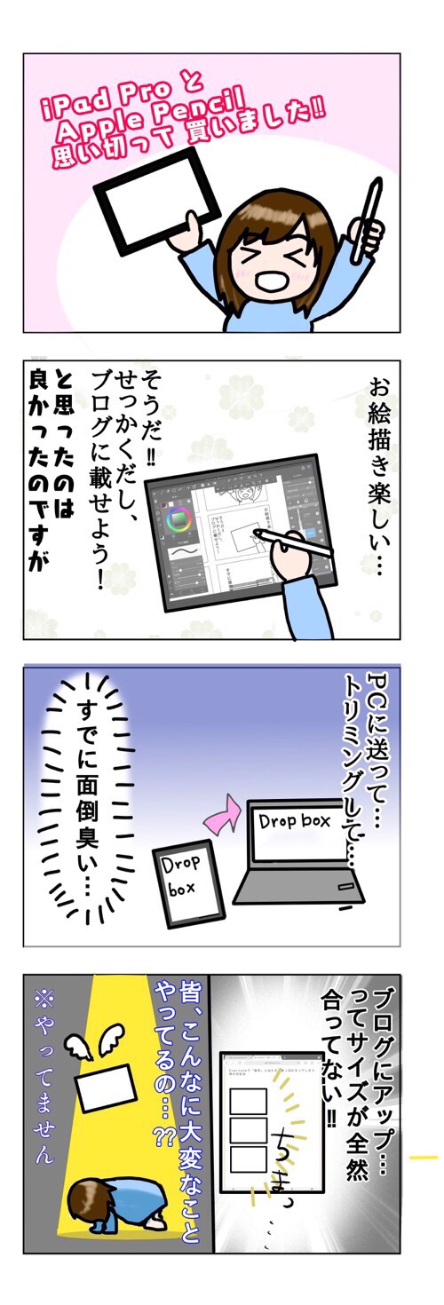 Ipadだけで絵日記を描いてwordpressブログにupするまでの私流やり方 三日ログ ミカログ